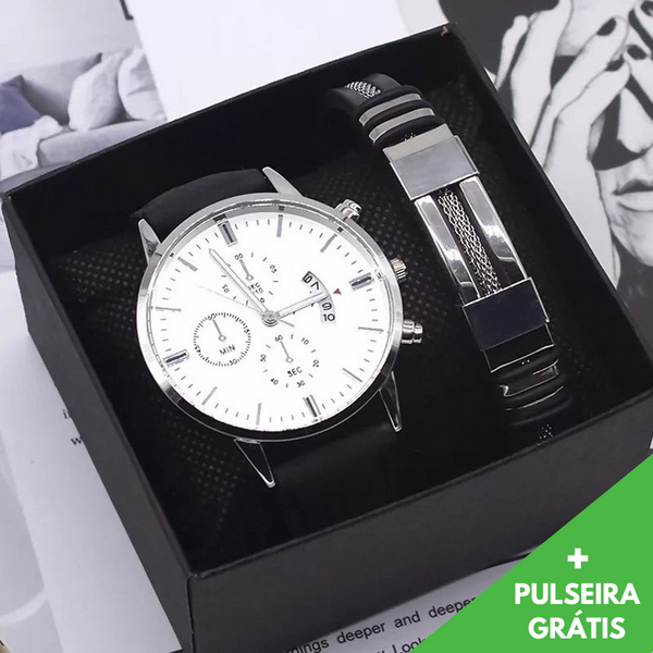 Relógio Elegance Pro® +  Pulseira Premium Brinde